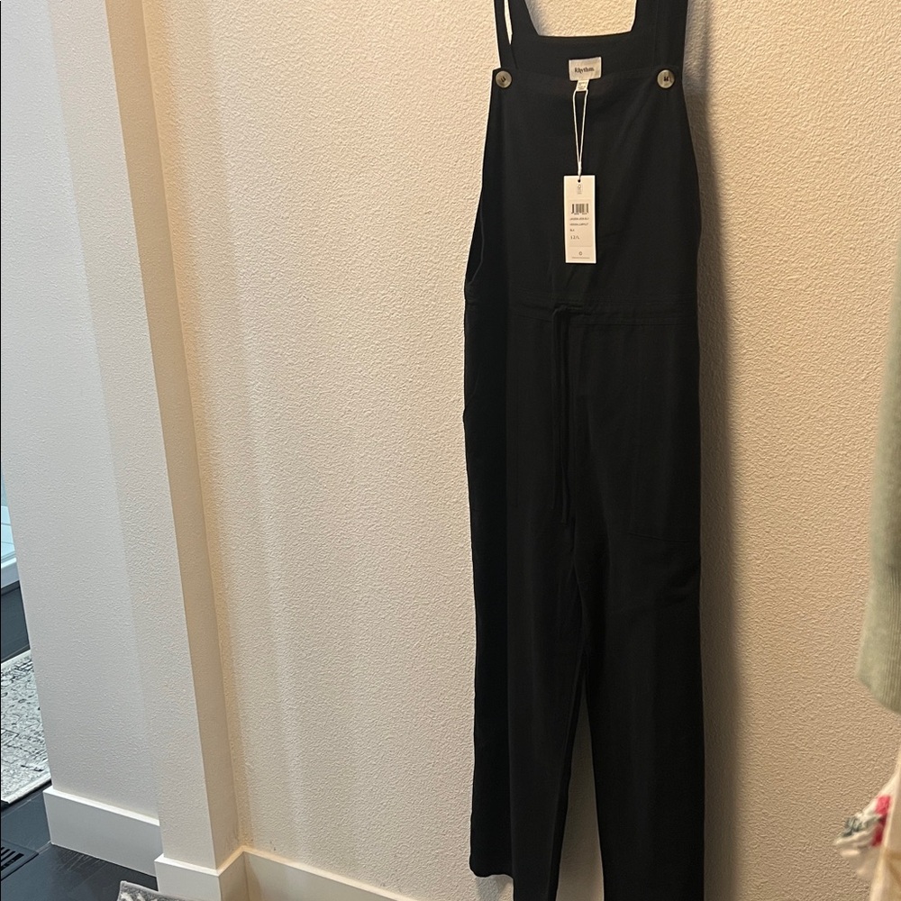 Women's Black Overalls full leg length